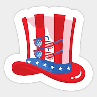 USA Independence Day II Sticker